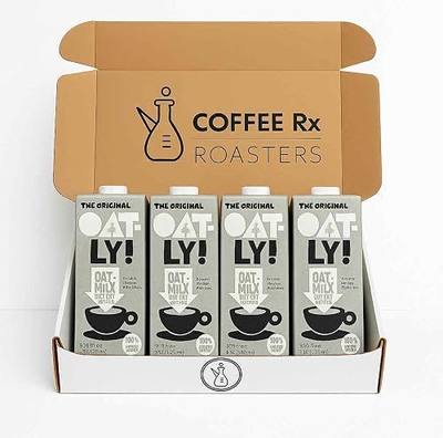 Oatly Original Barista, 4 Pack, 32 fl oz, Coffee Rx Barista Edition Packaged, Packaging Will Vary