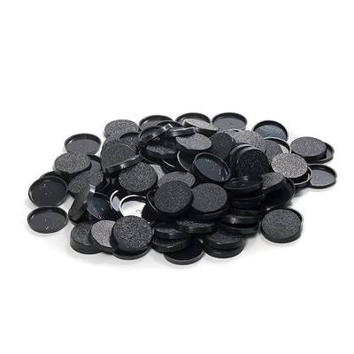 32mm Textured Plastic Round Bases or 1.26 inch Wargames Table Top Games 120 Count