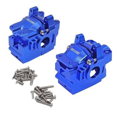 Alloy Front&Rear Differential housing Gear Box for Traxxas 1/10 4X4 Slash, Stampede, Hoss,Rustler 4WD VXL-Replaces Part 6880 6881