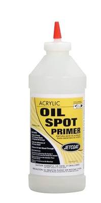 Jetcoat Acrylic Oil Spot Primer, Seals & Primes Oil & Grease Spots on Asphalt Driveways 30-50 Sq. Ft. (29 Fl. Oz.)