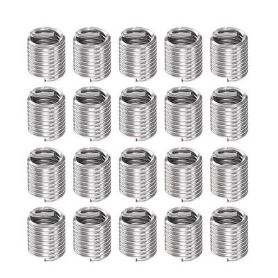 HARFINGTON 20pcs Wire Threaded Inserts 5/16-24 UNF 1.5D 11.85mm 304 Stainless Steel Helical Coiled Wire Thread Sleeve