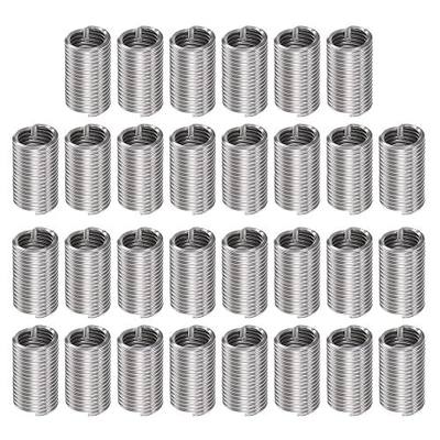 HARFINGTON 30pcs Wire Threaded Inserts 5/8-11 UNC 3D 47.7mm 304 Stainless Steel Helical Coiled Wire Thread Sleeve