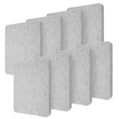 Amylove 4 Pcs Needle Felting Pad Needled Felting Mat Wool Supplies Thick Firm Base Woolen Block for Beginners Crochet Knitting Projects Kit Tool, Gray (8 x 10 x 1 Inch)