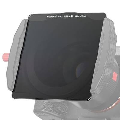 NEEWER 100 x 100mm ND8 Square ND Filter, 3 Stop Ultra Slim HD Optical Glass 28 Multi Layer Coatings ND Filter with Carrying Pouch