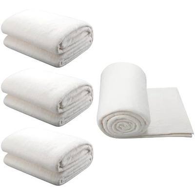 Peryiter 3 Pcs Natural Cotton Quilt Batting Heat Resistant Batting Warm White Cotton Lightweight Lining for Potholders Quilting Fabric Sewing Crafts Wearable Arts Place Mat(40 x 40 Inch)