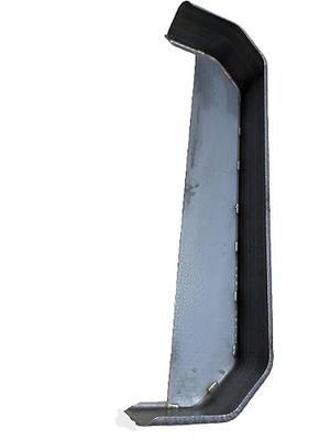 D2E Trailers Tandem Double Break Treadplate Fender (1 Each) 10x72x19 w/ 14 Ga Treadplate Backplate