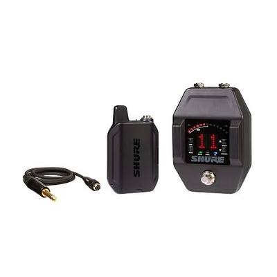 Shure GLXD16+ Dual Band Pro Digital Wireless System with Pedal Receiver for Guitar & Bass - 12-Hour Battery Life, 100 ft Range | Includes WA305 Premium Cable with 1/4" Jack | Dual-Band Wireless Pedal System with GLXD6 Plus Receiver, GLXD1 Plus Transmitter, WA305 Cable, SB904 Battery, ~100 Ft Range
