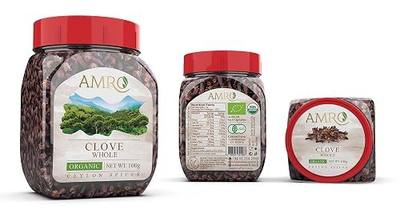 Ceylon Clove Whole, Organic (3.53 oz / 100 g in a Pastic bottle)