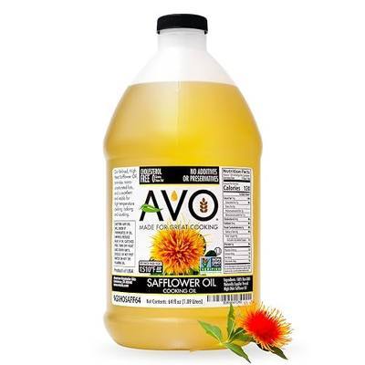 AVO Naturally Processed NON-GMO High Oleic Safflower Oil, 64 fl oz