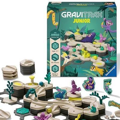 Ravensburger GraviTrax Junior Starter Set - My Jungle - Preschool Marble Run Game - Fun Building Experience - STEM-Friendly, Interactive Learning - MESH Accredited - Kids Age 3 and Older