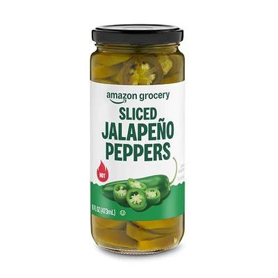 Amazon Fresh, Sliced Jalapeno Peppers 16 Oz