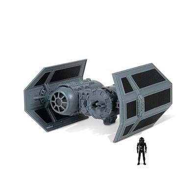 Star Wars Micro Galaxy Squadron TIE Bomber - 5-Inch Starfighter Class Vehicle with 1-Inch TIE Pilot Micro Figure Accessory