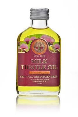 Siberian Milk Thistle Oil 100 Ml, Premium Quality, Extra Virgin, First Cold Press – 3.4 Fl Oz