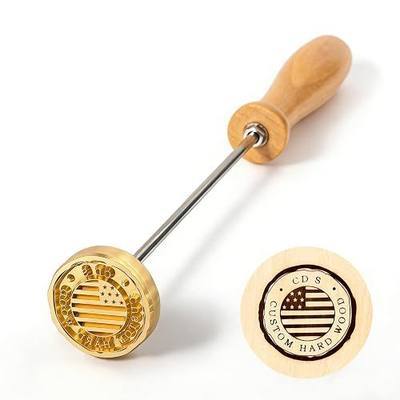 STAMTECH Branding Iron for Wood - Durable Custom Metal Branding Iron Leather Stamps Wedding Stamps Personalized Branding Iron for Meat Wood Paper Plastic