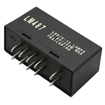 LM487 10383321 LED Flasher Turn Signal Relay, Replacement for Chevy GMC and Cadillac, Replacement for Hummer 03-07 Select Models, for Turn Signal and Hazard Warning Flash, Replaces 10383321 15764135