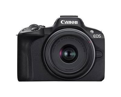 Canon EOS R50 Mirrorless Camera RF-S18-45mm F4.5-6.3 is STM Lens Kit, 24.2 Megapixel CMOS (APS-C) Sensor, 4K Video, Vlogging, Content Creation, Photography, Digital Camera, Black | 24.2MP Aps-C CMOS, Digic X, Dual Pixel CMOS Af Ii, 6K-Oversampled 4k30p, Rf-S 18-45mm Is Stm Lens Included