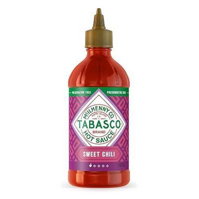 TABASCO Brand Sweet Chili Sauce, Mild, 11 Oz Squeeze Bottle (1-Pack) | Easy-to-Squeeze Hot Sauce, Balanced Sweet & Spicy Sauce, Great with Fish Sauce, on Tacos, Salads, Asian Food & More