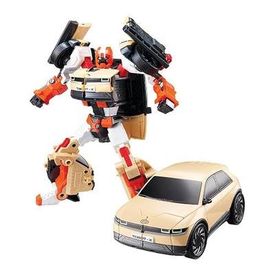 New TOBOT, TOBOT X, Youngtoys Transforming Collectible Vehicle to Robot, Heroes Animation Character Toys for Kids 3 and up Transform Toys Cars, Large Size 9-inch