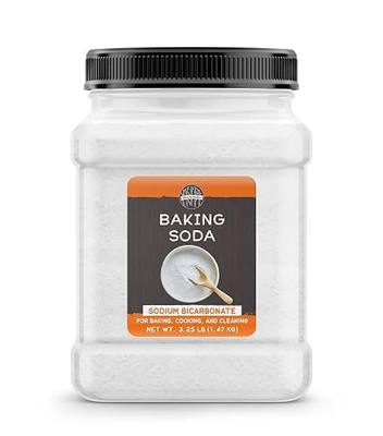 Birch & Meadow Baking Soda, Sodium Bicarbonate, Cooking & Cleaning (3.25 Pound)