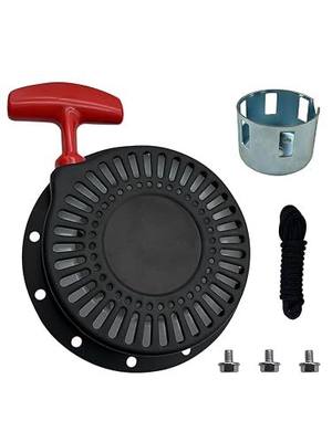 YAMAKATO Universal 212cc 224cc Pull Start Assembly 4-Point & 6-Point Mount | Replacement Accessory for 196cc 208cc 212 224 6.5hp 5.5hp Horizontal Power Core Recoil Starter w/ Nylon Cord + Cup