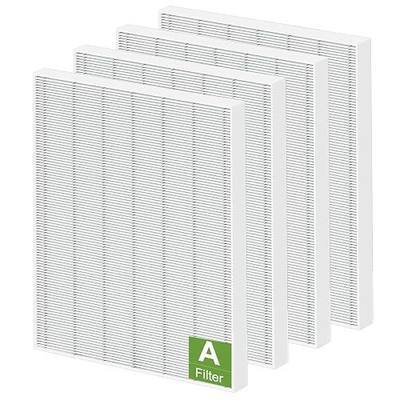 4 Pack 115115 Replacement Filter A Size 21 - Compatible with Winix PlasmaWave Air Purifier C535 5300 5300-2 6300 6300-2 P300 AM90 C909 9800, C535 Filter A