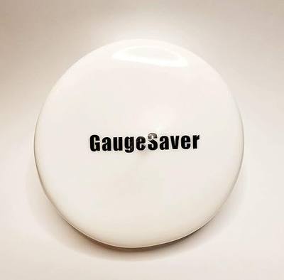 White Vinyl Cover (1) for Round Digital Yamaha, Mercury, Honda, Suzuki Gauges