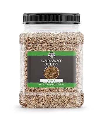 Birch & Meadow 2 lb of Whole Caraway Seeds, Meridian Fennel, Mild Anise Flavor
