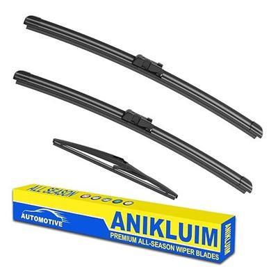 ANIKLUIM® 22"+22" Wiper Blades with 12" Rear Wiper Blade Set Replacement for 2007-2014 Chevrolet Tahoe Windshield Wipers Original Factory Quality (Pack of 3)