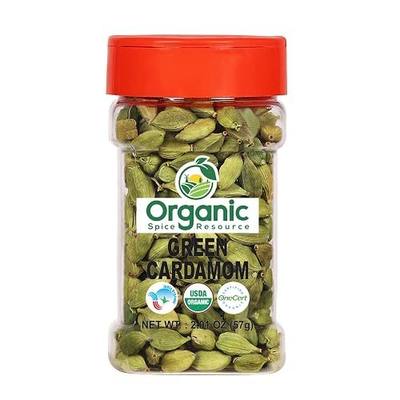 Organic Cardamom Pods | 2.01 oz - 57g | USDA Organic | Vegan | Non-GMO, All Natural Blend - 100% Raw from India, by SHOPOSR