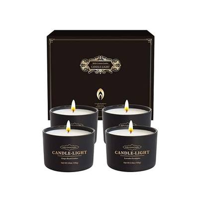 Kelly's Custom Candles Gifts for Women,Men,Candles for Home Scented, Funny Romantic,Birthday,Thanksgiving Gift for Colleagues,Mom and Wife,3.5oz(4Packs)