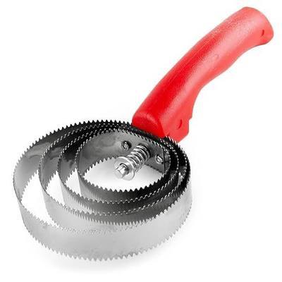 Jeffers Equine Reversible Shedding Curry Comb for Horses, Dual Stainless Steel Spring Teeth, 2-Sided Grooming Brush, Spring Action Rotating Head, Deep Cleaning Coat Grooming, Plastic Grip Handle, Red
