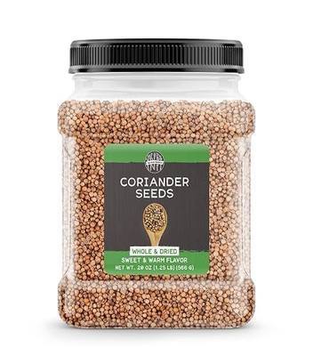 Birch & Meadow 1.25lb of Whole Coriander Seeds, Light Sweet Flavor, Dry Rubs & Pickling