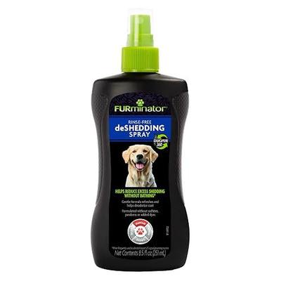 FURminator Rinse-Free deShedding Spray for Dogs, 8.5 oz | Reduces Shedding Without Bathing, Neutralizes Odors, No Sulfates Parabens Or Added Dyes