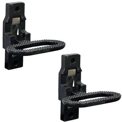 Buyers Products B2797BPC2 Folding Safety Step and Handle, Black, 2 Pack | Improve Vehicle Access With A Fold-Flat Step And Grab Handle Built For Steady Footing On Trucks, Trailers, RVs, And Work Vans