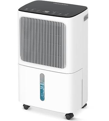 VEAGASO 34 Pint/D Dehumidifier for Basement with Drain Hose, 2500 Sq.Ft Dehumidifiers for Home, Bathroom, Bedroom - 3 Modes, 24H Time, 40dB, 0.53 Gallon Water Tank, Intelligent Humidity Control