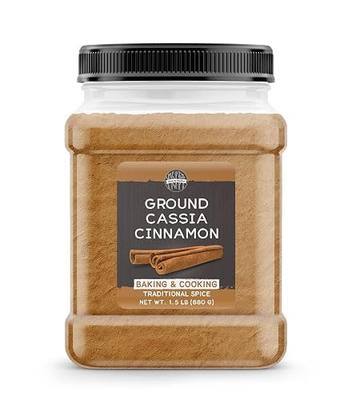 Birch & Meadow 1.5 lb of Cassia Cinnamon, Baking & Cooking, Sweet Aroma