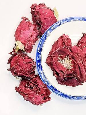 Pure Nature Dried Flower for Decoration DIY Soap Candles Resin Jewellery Bath Balls Rose Petal 玫瑰 (冻干墨红)