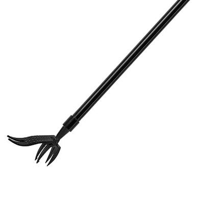 High Hardness Weed Pulling Tool - Manual Stand Up Weed Puller with 48" Metal Handle & 4-Claw Steel Head Design - Easily Remove Weeds Without Bending or Kneeling