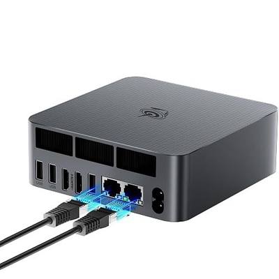 Beelink EQR5 Mini Pc,AMD Ryzen 5 5625U(6C/12T,up to 4.3GHz),Mini Computer with 16GB DDR4 RAM/500GB M.2 PCle 3.0 X4 SSD,Micro Pc Support 4K FPS,WiFi6/BT5.2/USB3.2/Home/Office/Game