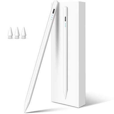 Stylus Pen for iPad Pencil 10th Generation, 3X Fast Charge Apple Pencil with Palm Rejection & Tilt Sensitivity, Compatible for 2018-2025 iPad 6/7/8/9/10/11, Pro 11"/12.9"/M4, Air 3/4/5/M2/M3, Mini 5/6