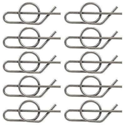 Replacement M154221 Spring Locking Cotter Pin, 10 Pack | Compatible with John Deere D100 G110 L100 LA100 X100 X350 Z665