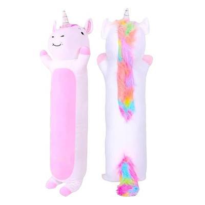 Cuddle Paws Unicorn Plush Body Pillow for Kids | Long Stuffed Animal Cuddle Pillow | Soft Hugging Toy | Plushie Gift for Girls & Boys | Long Plush Body Pillow for Sleep & Comfort | Small, 23 Inches