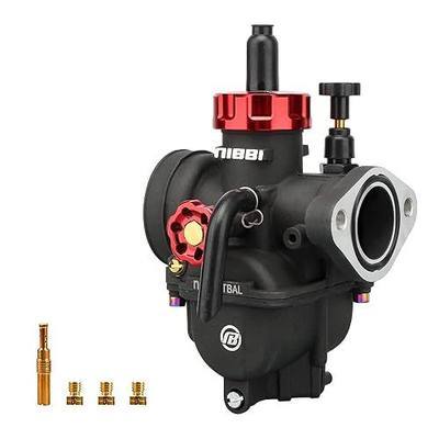 NIBBI PE22FL Carburetor, 22mm Carburetor fit 125cc 130cc 140cc Flange Motorcycle Engine with Carb Jets - For Dirt Pit Bike Mini Bike Motocross Predator212 Apollo Tao Tao SSR125