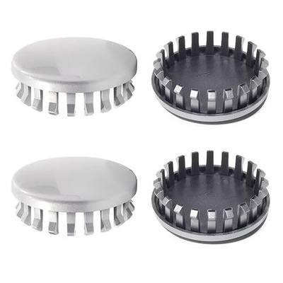 4Pcs 82.5mm(3.25inch) Wheel Center Caps for GMC/Chevrolet Chevy Wheel Rim Replacement Tahoe/Suburban/Silverado/Sierra/Yukon/Denali Hub Cap, (Silver, Inner 73.5mm)