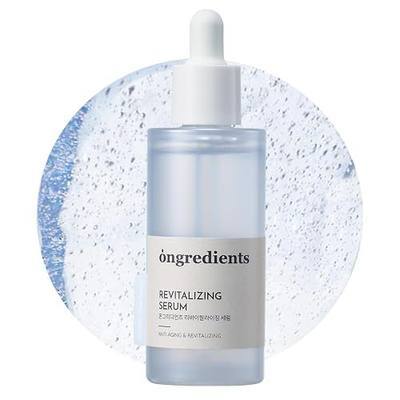 ONGREDIENTS Revitalizing Serum | Hydrating Face Serum for Dull, Uneven Skin Tone | Niacinamide, Squalane, Ceramide, Vitality Care for Dry, Sensitive Skin | Vegan, Korean Skin Care 50ml / 1.69 fl Oz