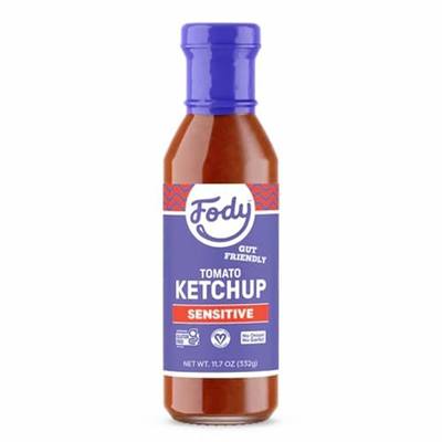 Fody Foods Original Tomato Ketchup, 11.7 Oz (Pack of 2) | Garlic and Onion Free, Low FODMAP Certified, Gut & IBS Friendly, Vegan, Non-GMO, Gluten Free