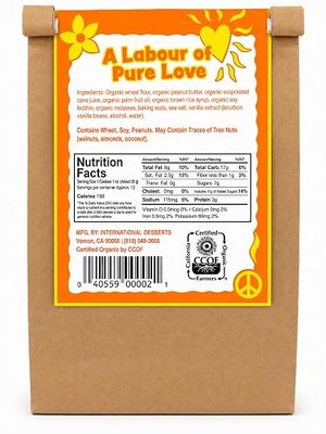 Uncle Eddies Vegan Peanut Butter Cookies