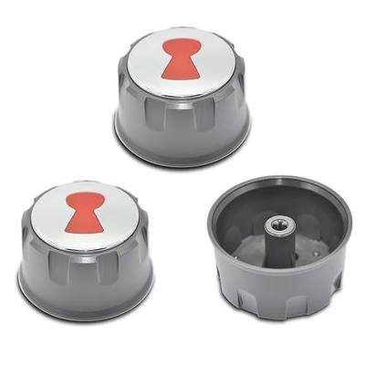 Grill Control Knobs 69893, Gas Control Knobs Replacement for Weber E-Spirit 310/320/ 330 Series with Front-Mounted Control Burner (Years 2013-2017)(3 Pcs)