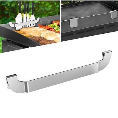 10 Inch Griddle Spatula Holder Magnetic Design, Stainless Steel Grill Barbecue Tool Rack, Griddle Accessories for Blackstone Flat Top Griddle and Other Grill Griddles (1 Pcs)