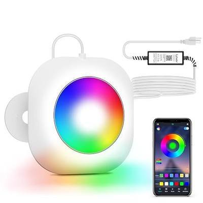 LyLmLe LED Pool Lights for Above Ground Pools with APP Control, 20W Smart Magnetic Pool Lights with Timer RGB Underwater Light, IP68 Waterproof 12V Light for Inground Aboveground Pools 26ft